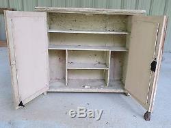 Antique kitchen cabinet cupboard wall cabinet medicine