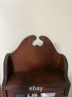 Antique medicine Apothecary Bathroom Cabinet, Mirrored Door And Shelf