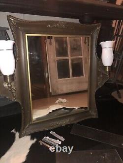 Antique medicine cabinet mirror vintage