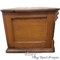 Antique merricks victorian walnut spool cabinet five drawer country store