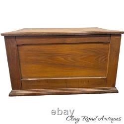 Antique merricks victorian walnut spool cabinet five drawer country store