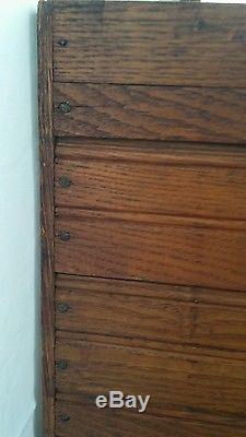 Antique oak architect artist map cabinet photograhy 15 drawer