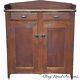 Antique Pa Primitive Jelly Milk Cupboard Cabinet 1830s Country Paint Poplar