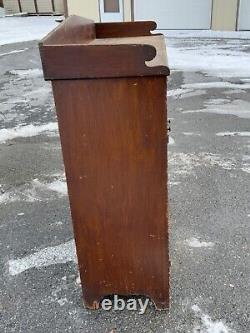 Antique pa primitive jelly milk cupboard cabinet 1830s country paint poplar