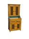 Antique Paint Decorated Primitive Cupboard Cabinet Grain Paint Childs Size 1900