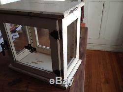 Antique sterilizer cabinet Display Case Glass All Sides Very Cool