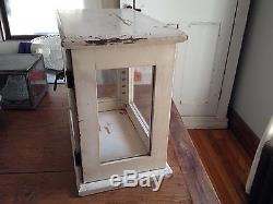 Antique sterilizer cabinet Display Case Glass All Sides Very Cool