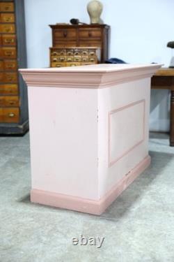 Antique store counter wood bar kitchen island countertop cottage table Vintage