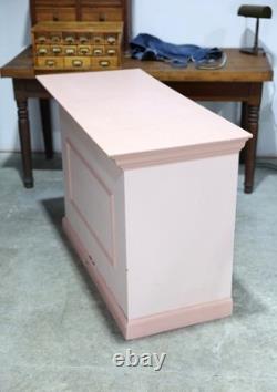 Antique store counter wood bar kitchen island countertop cottage table Vintage