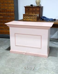 Antique store counter wood bar kitchen island countertop cottage table Vintage