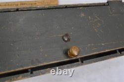 Antique wall box divided cubby cabinet shelves 17x4x2 paint 19th original