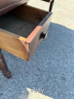 Antique walnut 19th shop keepers hardware store cabinet desk country store