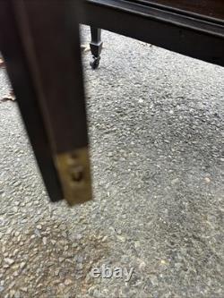 Antique wood cabinet curved glass Great Display Cabinet