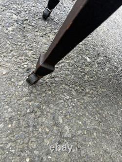 Antique wood cabinet curved glass Great Display Cabinet