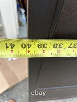 Antique wood cabinet curved glass Great Display Cabinet