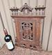 Antique Wood Kitchen Apothecary Wall Cabinet
