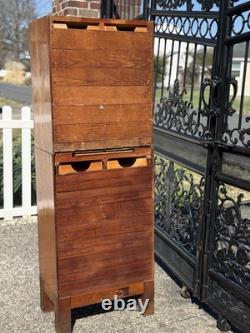 Antique wooden multi drawer cabinet