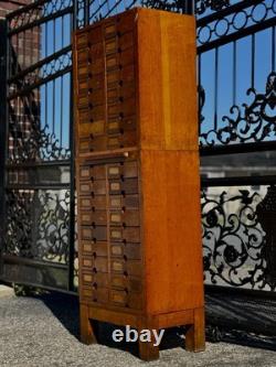 Antique wooden multi drawer cabinet