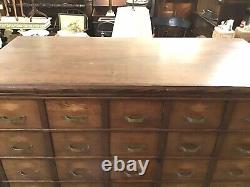 Apothecary Cabinet Vintage Industrial Hardware Multi Drawer Storage