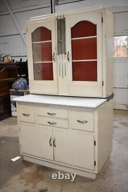 Art Deco Antique Hoosier Kitchen Cabinet