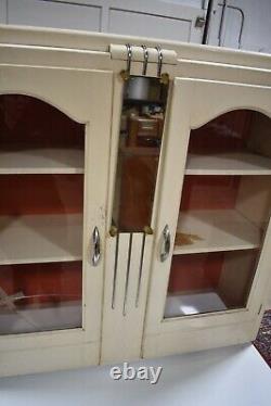 Art Deco Antique Hoosier Kitchen Cabinet