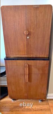 Art Deco Donald Deskey Bar Cabinet for Hamilton Company Rare 1930