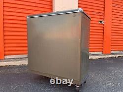 Art deco revival File Cabinet 2 drawer Yawman & Erbe metal corners RARE