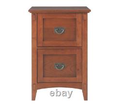 Artisan Medium Oak 2 Drawer File Cabinet