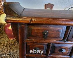 Asian Apothecary Cabinet 14 Drawer Gorgeous! 20th Century