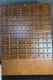 Authentic Vintage Library Card Catalog. 60 Drawers. 3 Trays