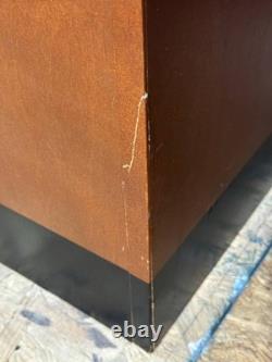 Authentic Vintage Library Card Catalog. 60 Drawers. 3 Trays