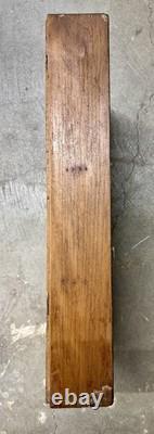 Awesome Old Primitive Wood Wall Hanging Display Cabinet With Framed Glass Door