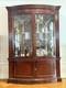 Baker China Cabinet Breakfront Bookcase Palace Curved Glass
