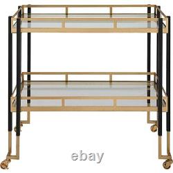 Bar Cart In Modern Style-32 Inches Tall and 32.88 Inches Wide Furniture