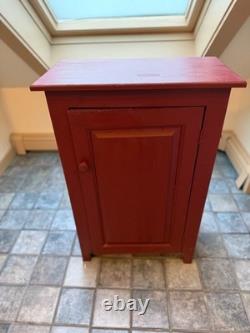 Barn Red Wood Jelly Cupboard / Small Cupboard