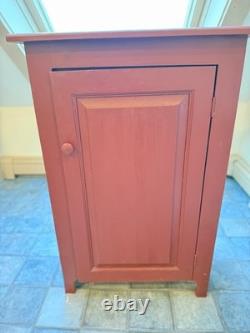 Barn Red Wood Jelly Cupboard / Small Cupboard