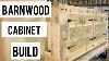 Barnwood Kitchen Cabinet Build