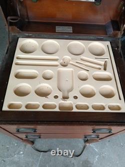 Beautiful Antique CASWELL RUNYAN Co Perfect Sewing Cabinet or End Table