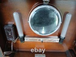 Beautiful Antique CASWELL RUNYAN Co Perfect Sewing Cabinet or End Table