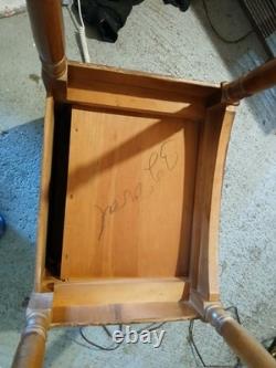 Beautiful Antique CASWELL RUNYAN Co Perfect Sewing Cabinet or End Table