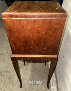 Beautiful Antique French Marquetry Cabinet With Key Antique Furniture
