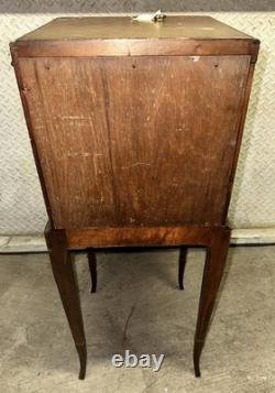 Beautiful Antique French Marquetry Cabinet With Key Antique Furniture