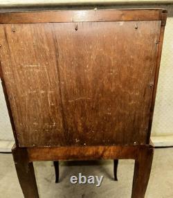 Beautiful Antique French Marquetry Cabinet With Key Antique Furniture