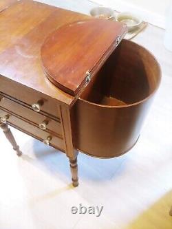 Beautiful Antique Martha Washington Sewing Cabinet Very Detailed