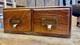Beautiful Antique Wabash Cabinet Co. Oak Card Catalog 2 Drawer Index Card File