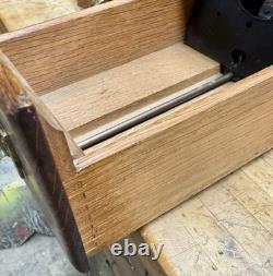 Beautiful Antique Wabash Cabinet Co. Oak Card Catalog 2 Drawer Index Card File