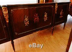 Beautiful French Empire Style Sideboard Server Buffet Cabinet, 99 Length