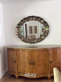 Beautiful Large Bernhardt Brand China Hutch with Granite Top
