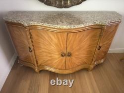 Beautiful Large Bernhardt Brand China Hutch with Granite Top