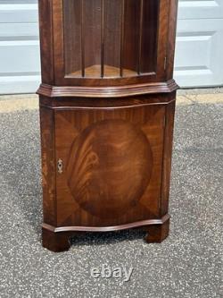 Bevan Funnell English Mahogany Corner Cabinet